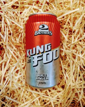 2 Brothers Kung Foo Rice Lager Can 375ml