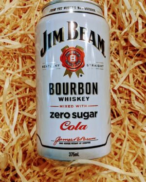 Jim Beam and Cola Zero Can 375ml