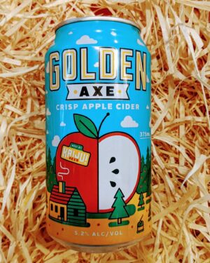 Golden Axe Apple Cider Can 375ml