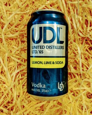 UDL Vodka Lemon, Lime and Soda Can 375ml